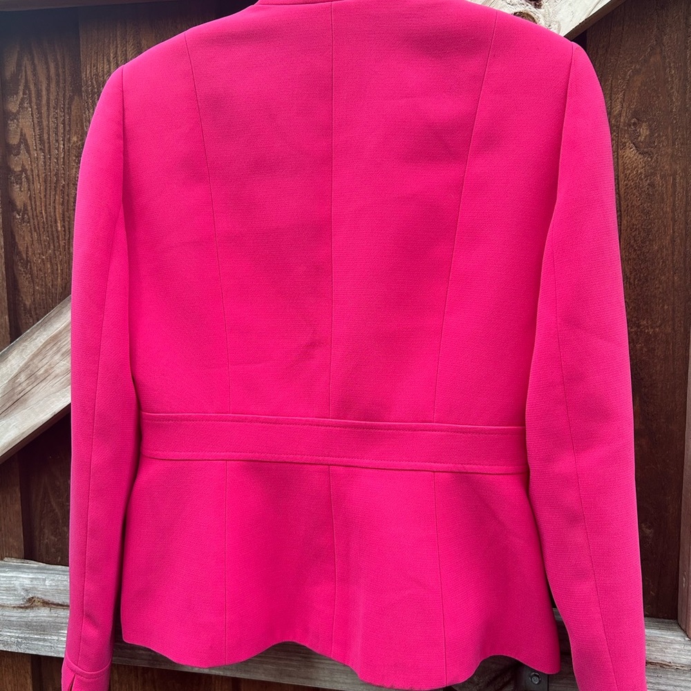 Tahari Women's Fuchsia Blazer - Picture 4 of 11
